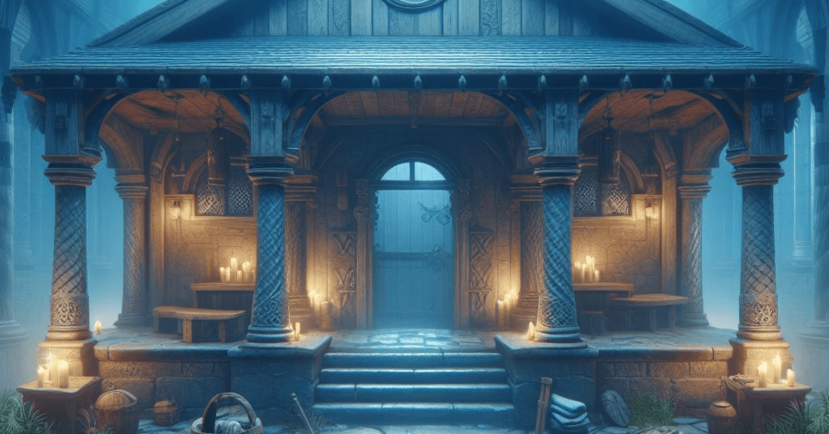 medieval bathhouse, blue theme.png